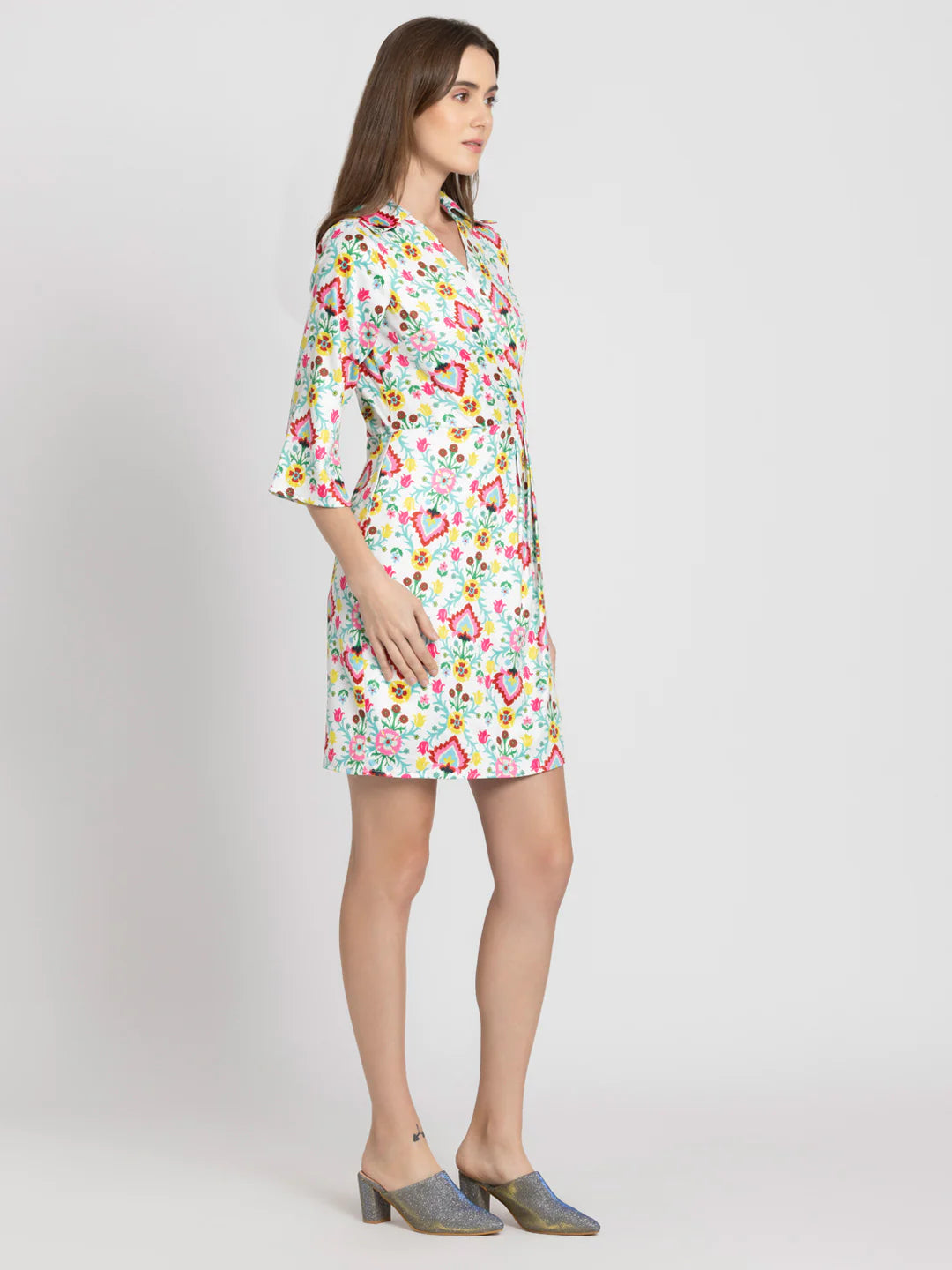 Floral Wrap Dress for Women | Chic Floral Wrap Dress