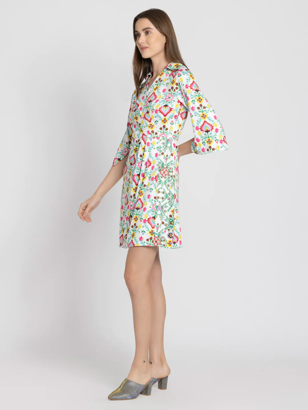 Floral Wrap Dress for Women | Chic Floral Wrap Dress