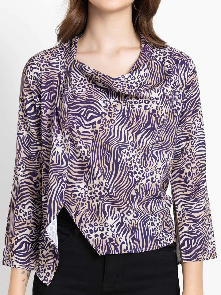 Animal Print Top | Fierce Elegance Animal Print Top