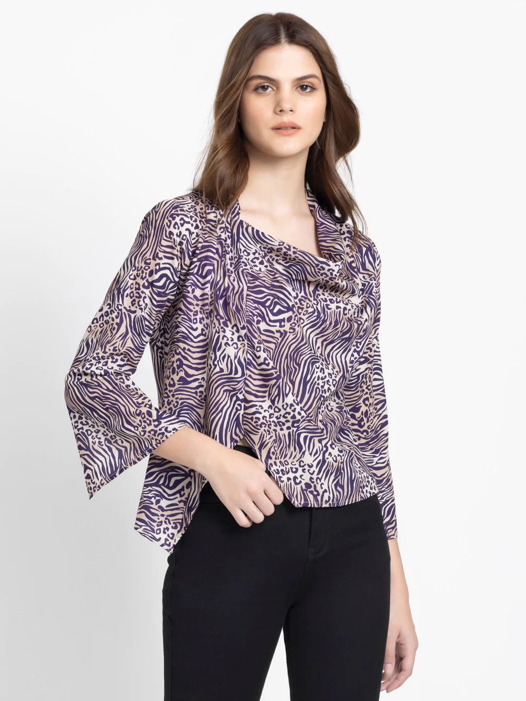 Animal Print Top | Fierce Elegance Animal Print Top