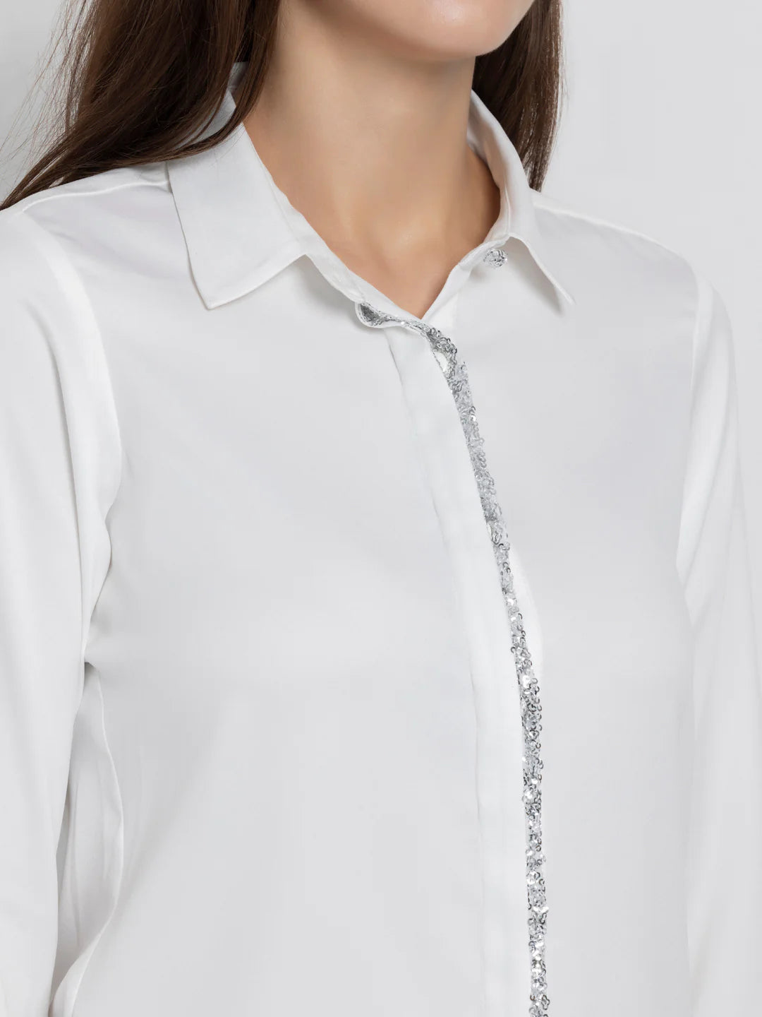 White Party Shirt for Women | Timeless White Party Shirt