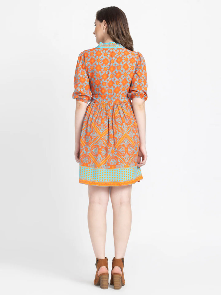Ethinic Print Dress | Ethereal Ethnic Print Dress