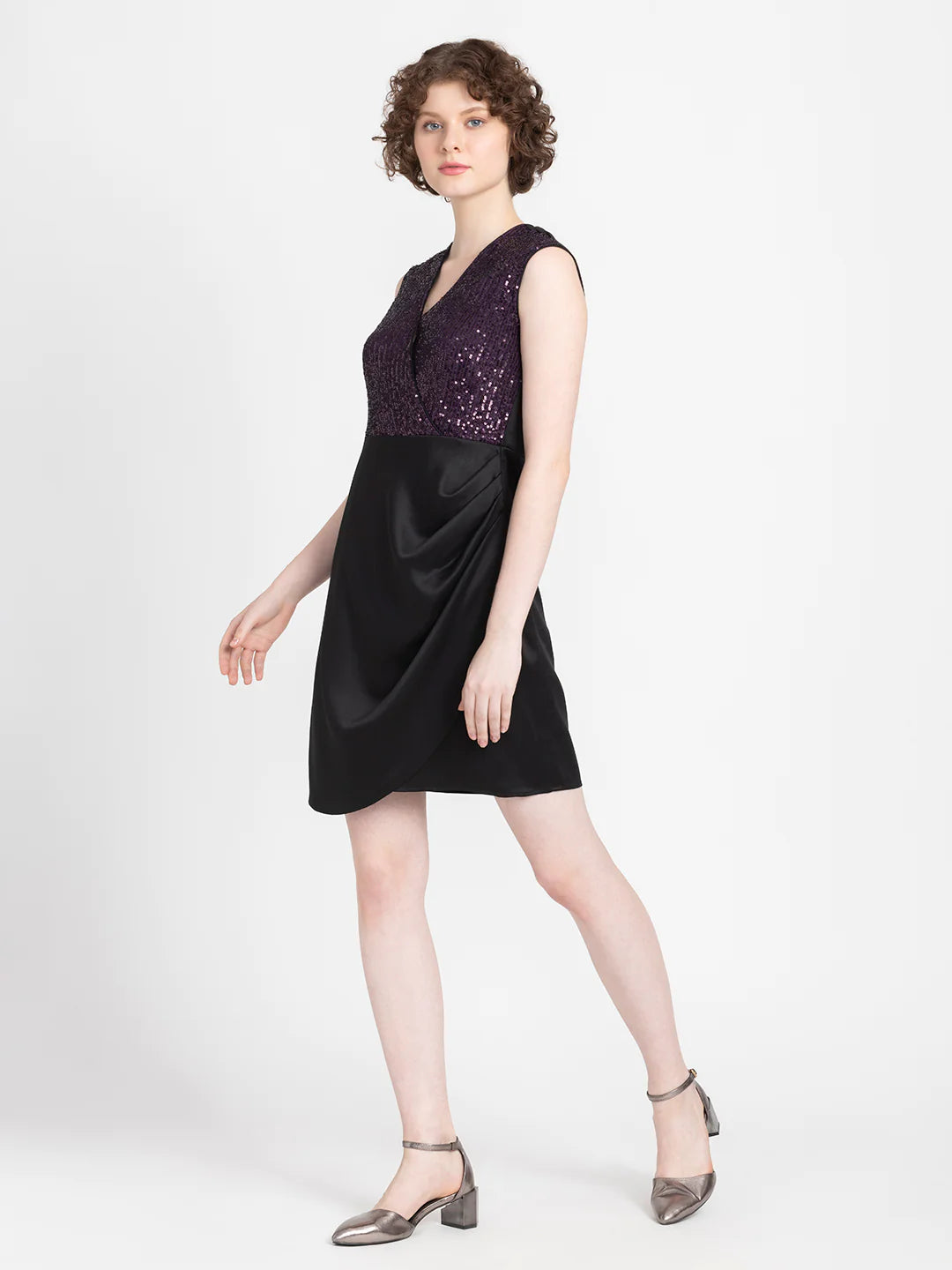 Purple Party Dress for Women | Sparkling Purple Party Dress