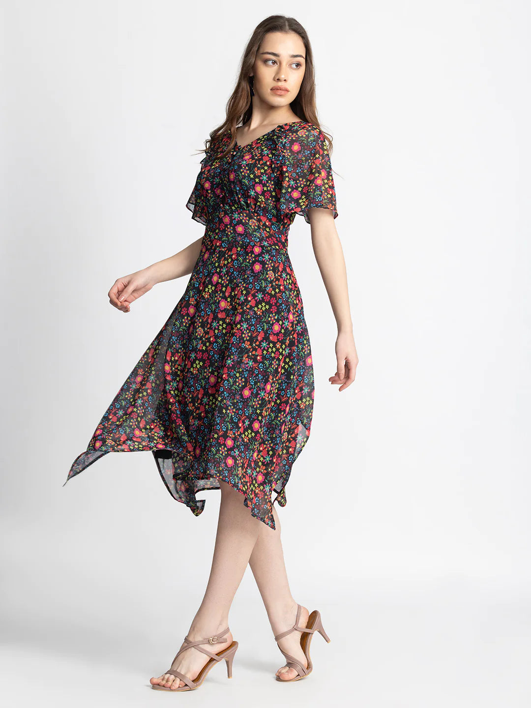 Liberty Floral Dress | Romantic Liberty Floral High-Low Dress