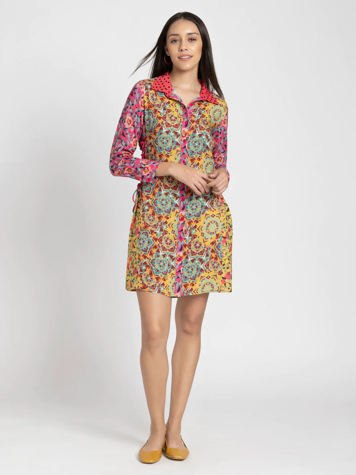 Floral Button-Down Dress | Floral Charm Button-Down Dress