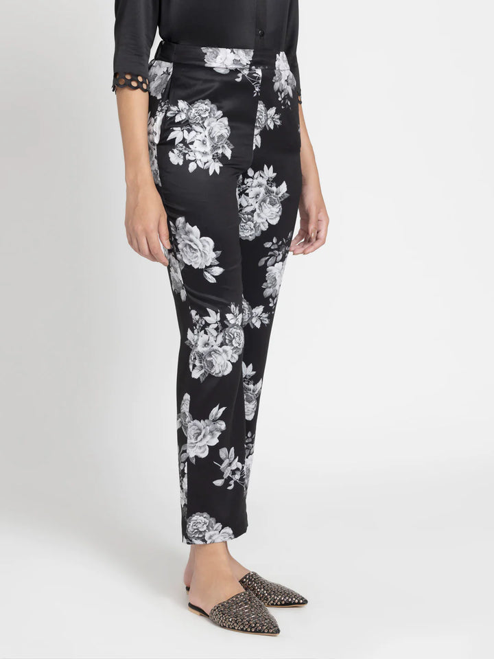 Floral Straight Pant for Women | Nostalgic Blooms Pant
