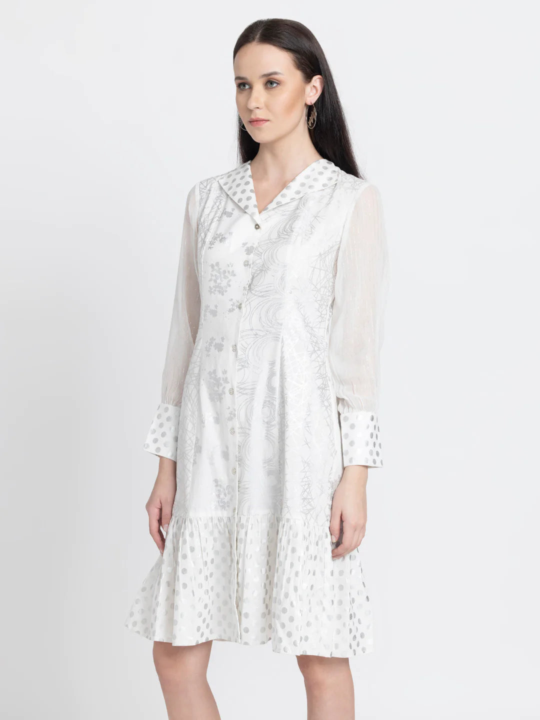 Harmony Shirt Dress | Foil Harmony Shirt Dress