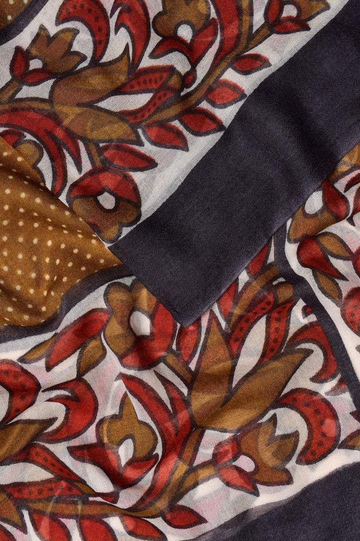 Soft Cashmere Multicolor Stole for Fall/Winter | Blossom Cashmere Stole - Multi Color