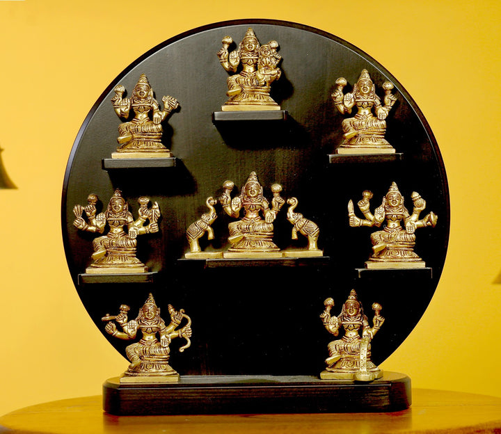 Cold Cast Bronze Ashta Lakshmi Murti