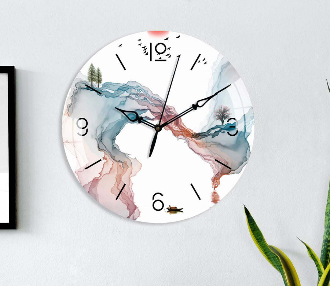 Stunning Scenery Acrylic Wall Clock