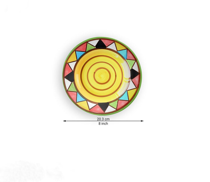 Sunburst Decorative Wall Plate