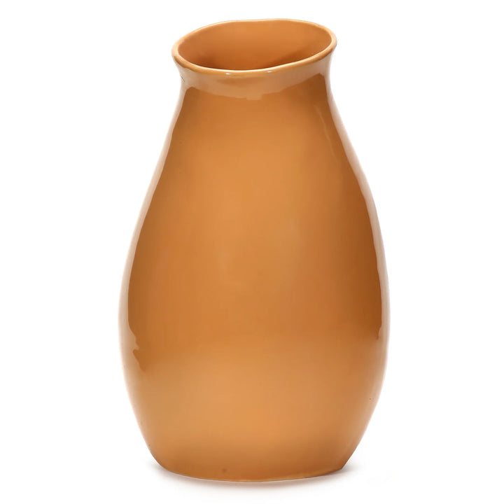 Large Ceramic Jug Vase | Handmade Ceramic Large Jug Vase - Beige