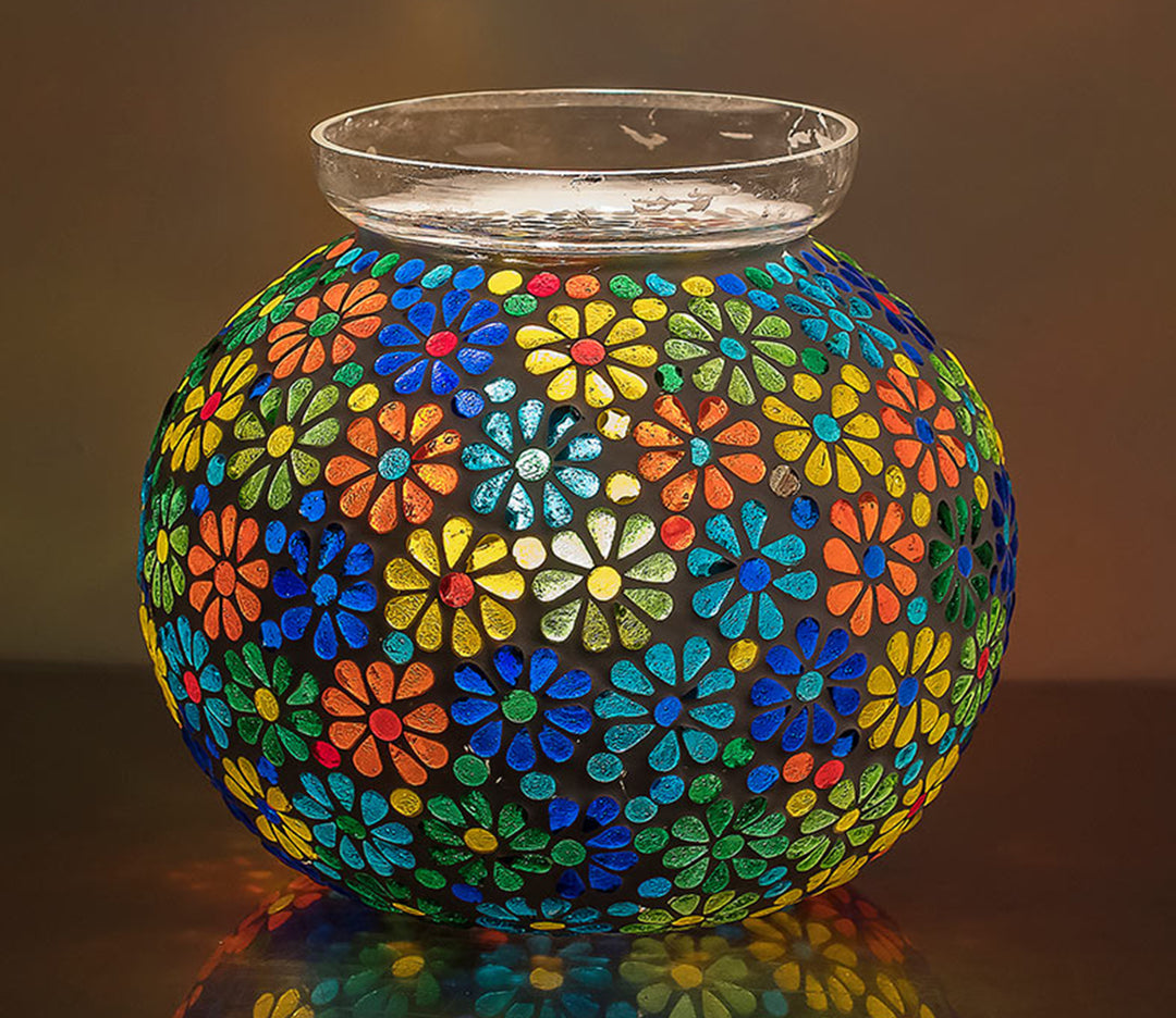 Mosaic Glass Table Lamp for Enchanting Light Effects