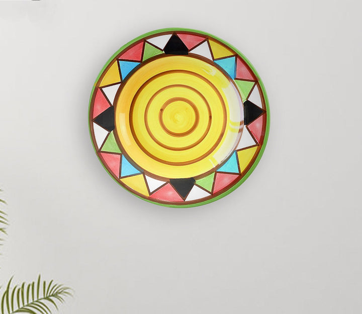 Sunburst Decorative Wall Plate