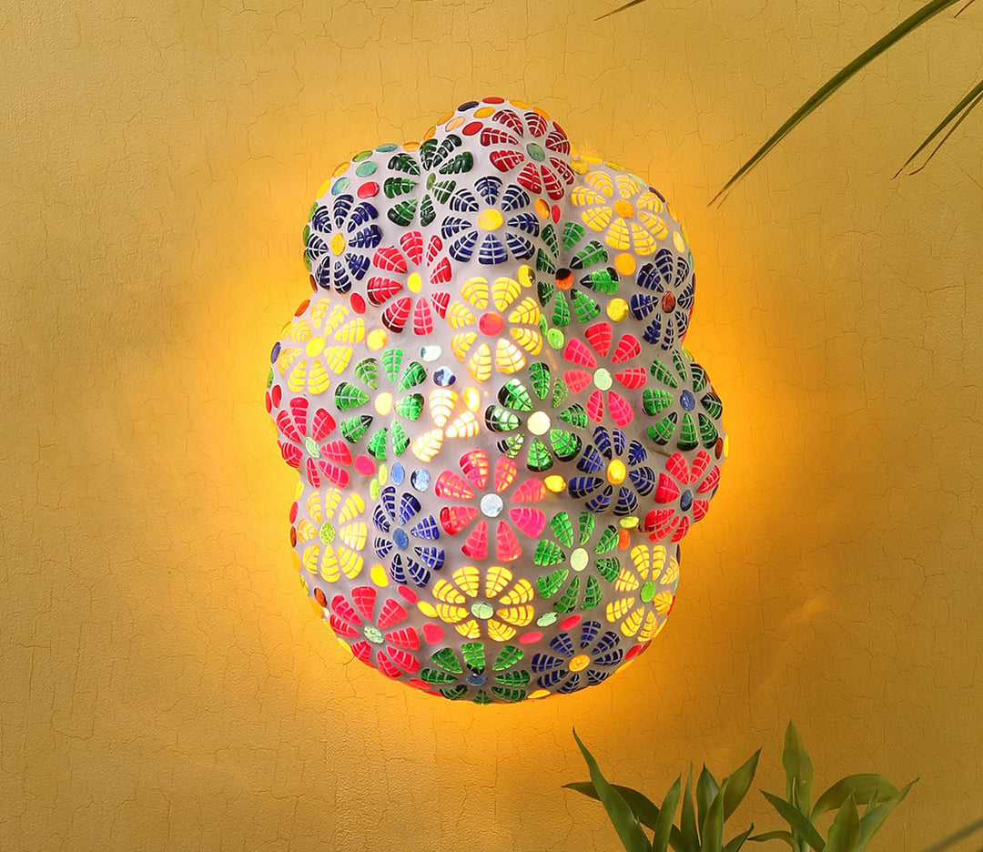 Captivating Multi-Colored Wall-Mounted Lamp