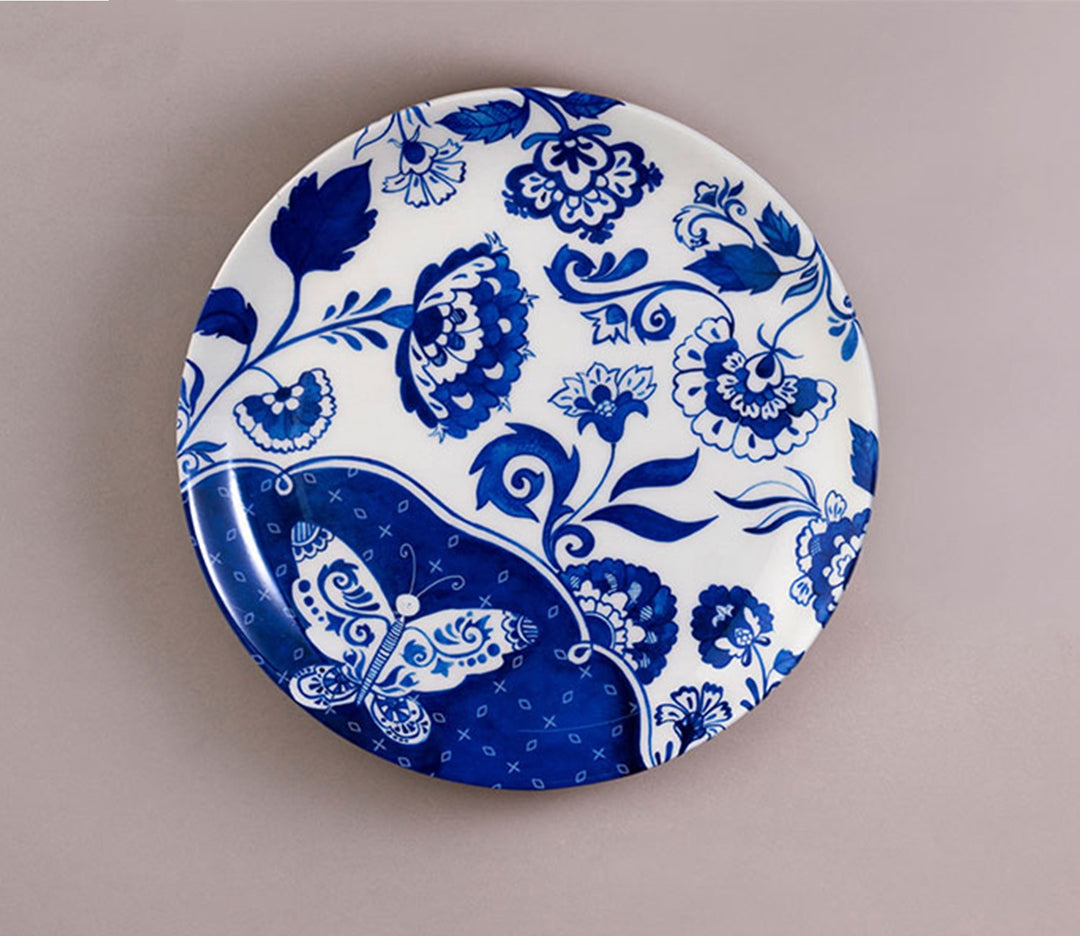 Blue Pottery Decorative Wall Plate
