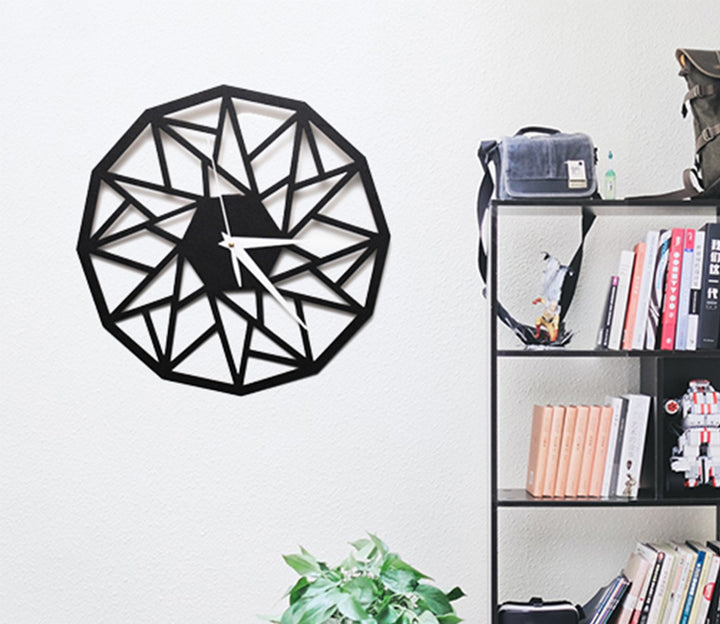 Large Mandala Metal Wall Clock