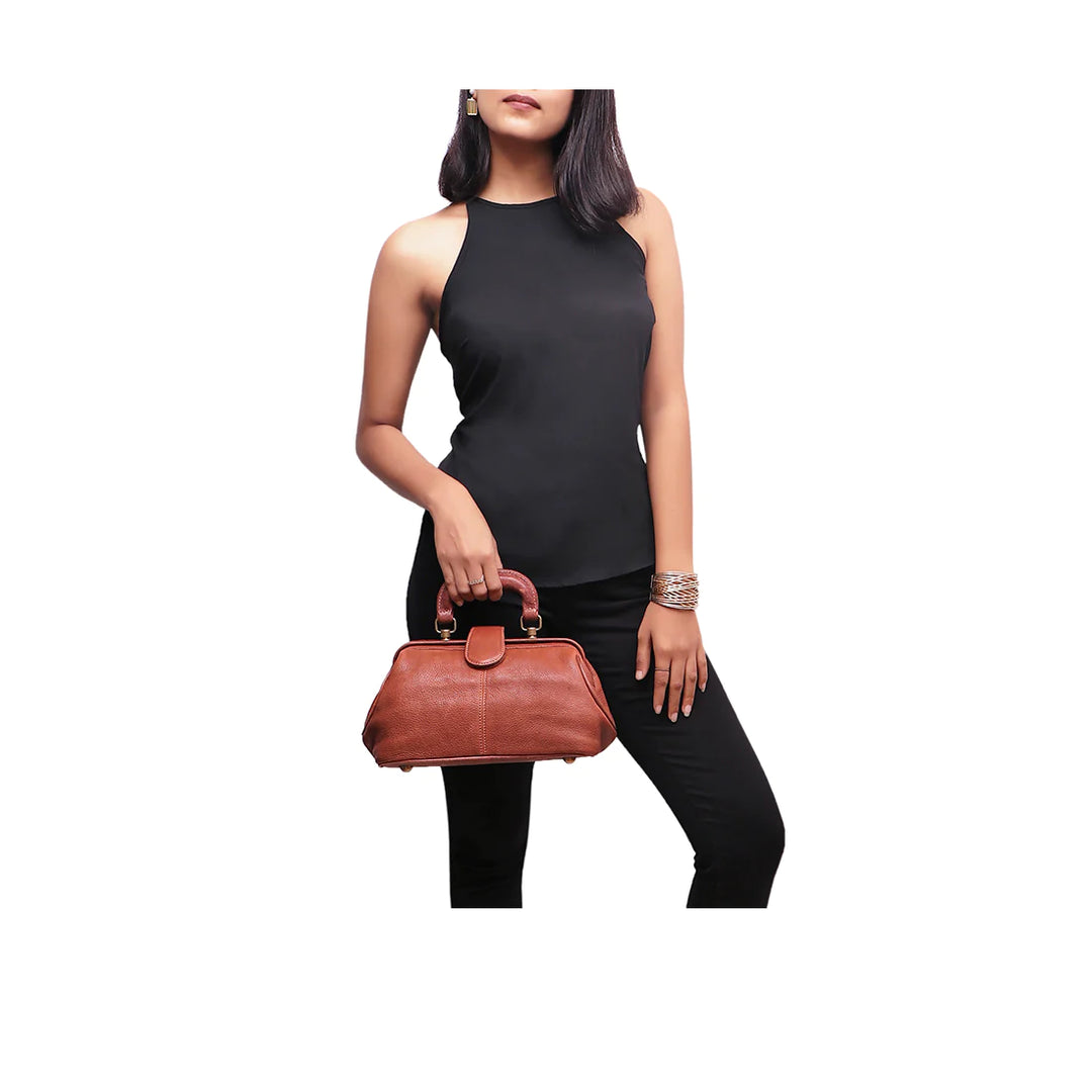 Tan Leather Tote Bag | Timeless Tan Doctor Bag