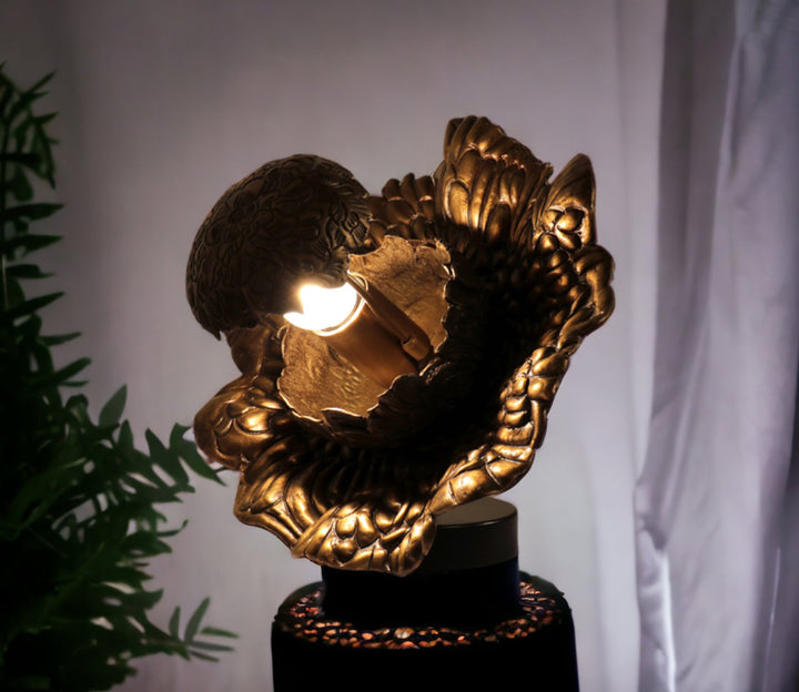 Petal Brass Table Lamp
