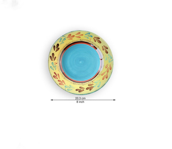 Blue Mist Explosion Decorative Wall Plate