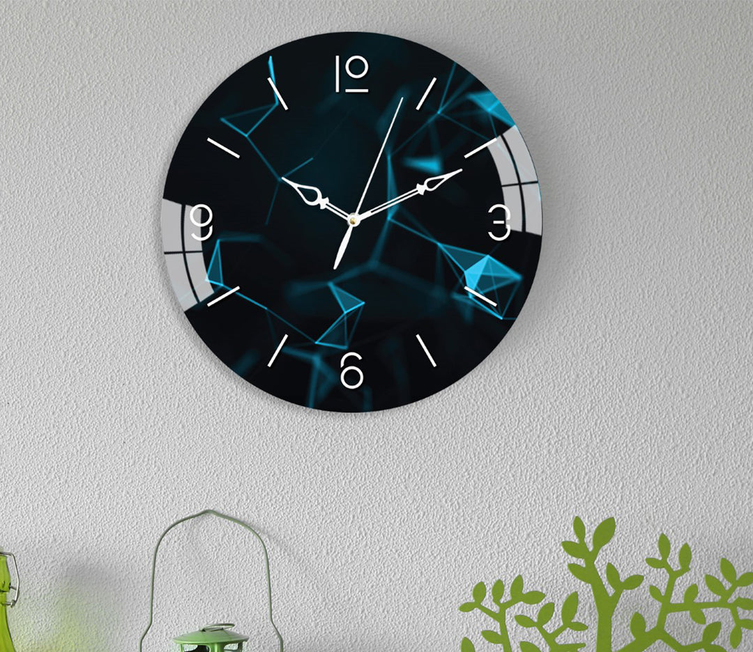 Enchanting Night Prism Acrylic Wall Clock