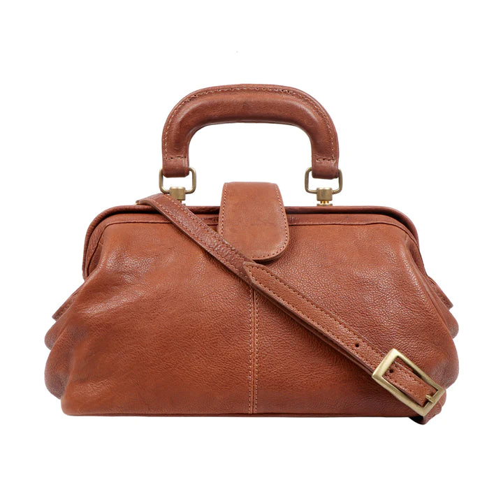 Tan Leather Tote Bag | Timeless Tan Doctor Bag