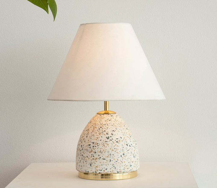 Modern White Conical Table Lamp