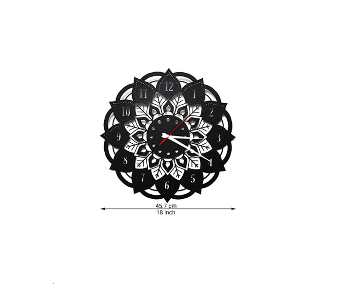 Beautiful Mandala Metal Wall Clock