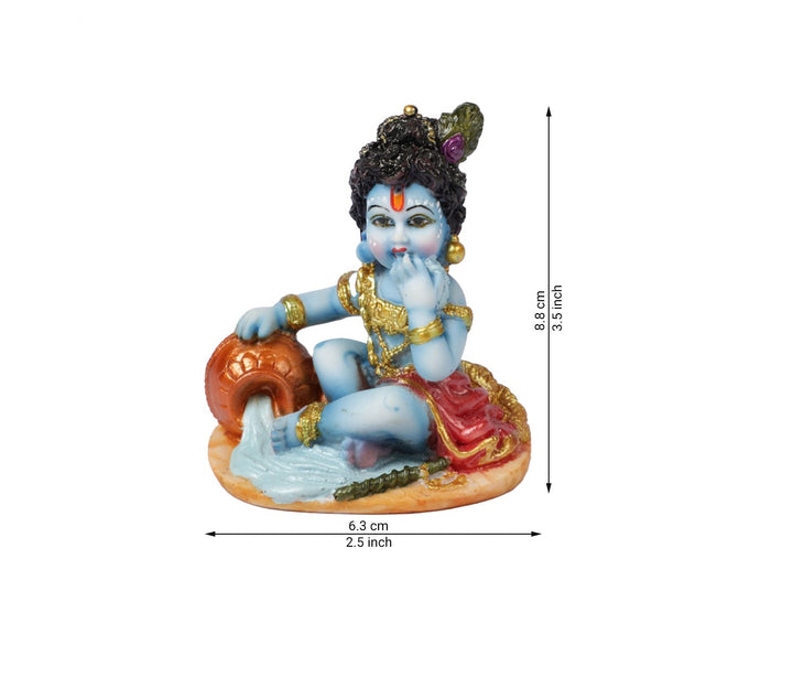 Decorative Hand-Painted Marble Figurine