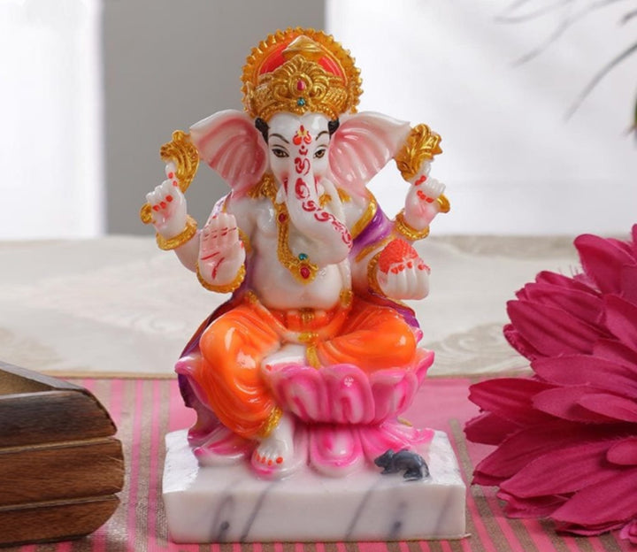 Beautiful Handpainted Lord Ganesha for Success and Prosperity