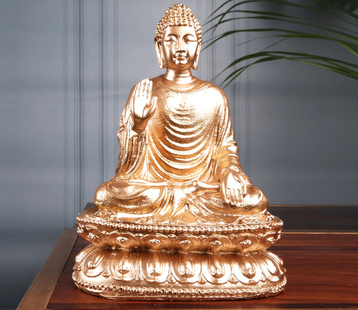 Serene Meditating Figure | Deep Meditating Buddha Figurine