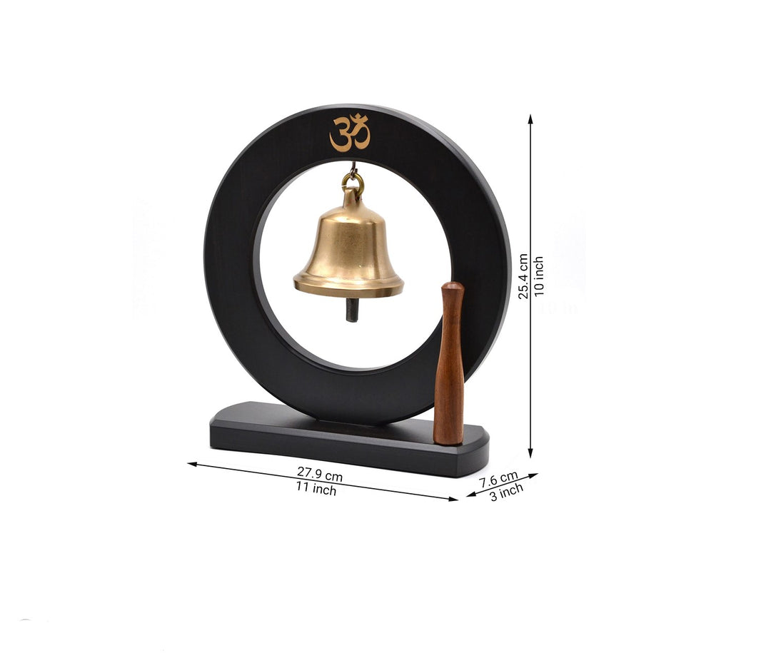 Traditional Brass Temple Bell for Pooja