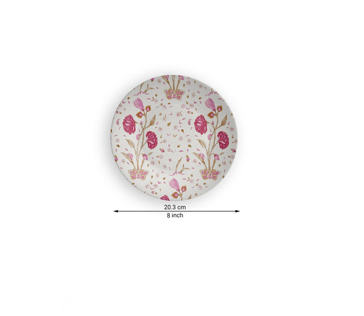 Floral Dash Decorative Ceramic Wall Plate