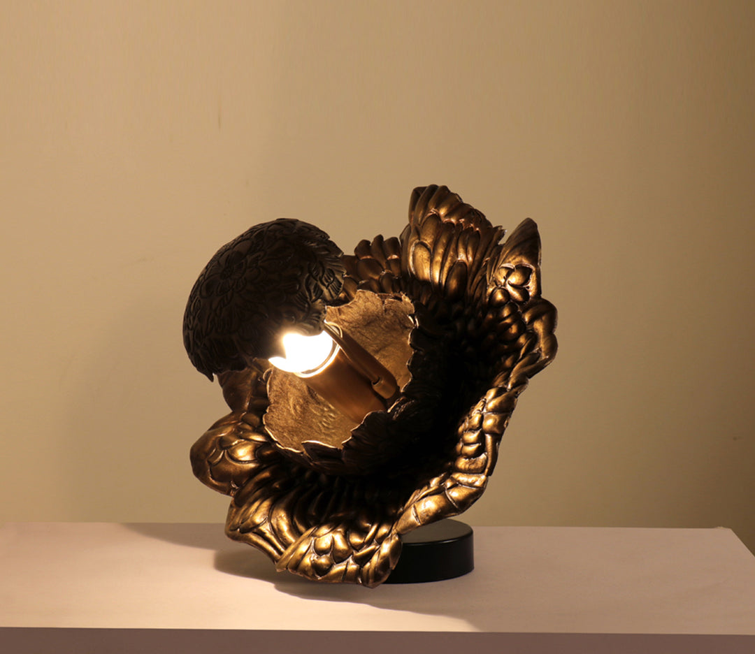 Petal Brass Table Lamp