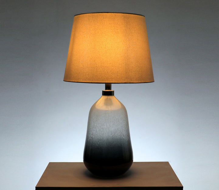 Walze Dark Glass Table Lamp (62.9 cm H)