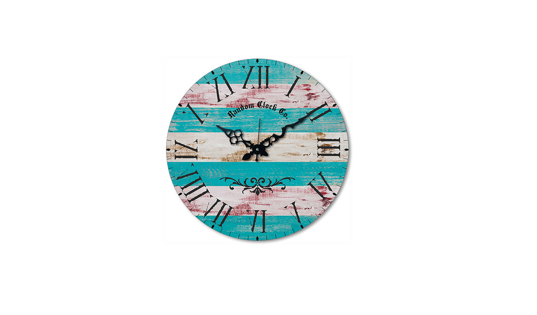 Rustic Timekeeper Wooden Wall Clock