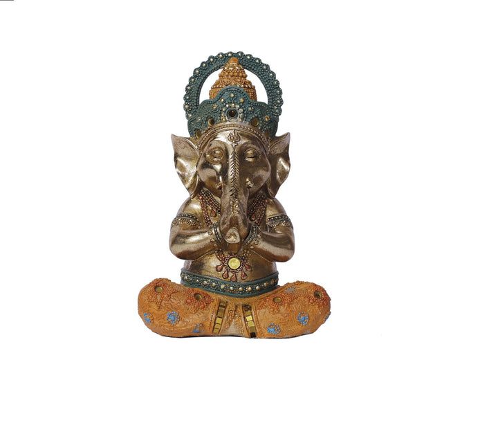 Multicolour Polytone Ganesha Idol | Multicolour Polytone Ganesha Idol