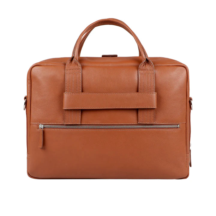Tan Leather Briefcase | Classic Tan Leather Briefcase