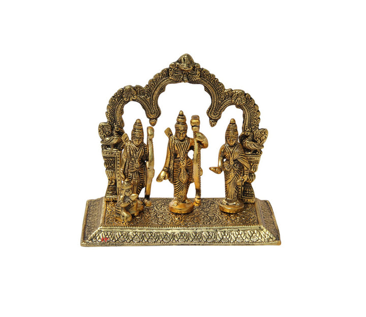 Exquisite Ram Darbar in Antique Gold Finish