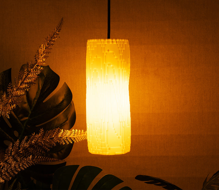 Eco-Friendly Processed Plant Starch Pendant Lamp