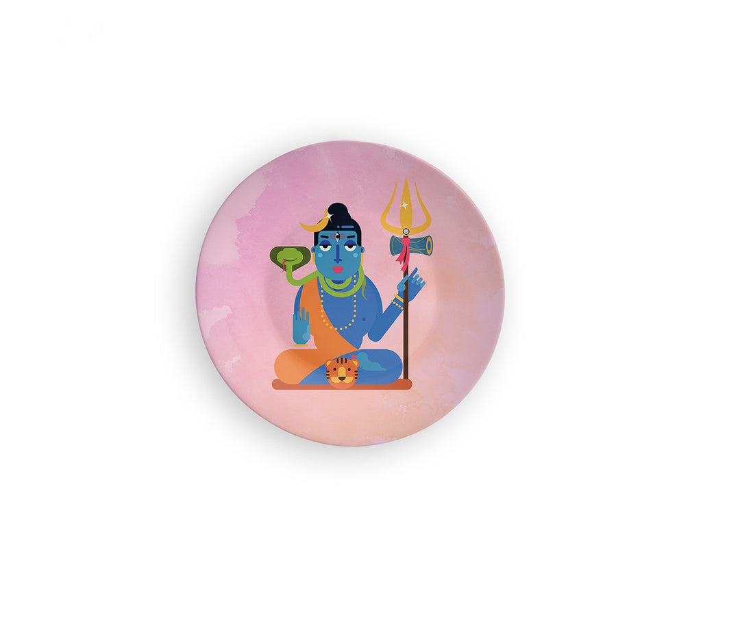 Shiva Shakti Decorative Wall Plate