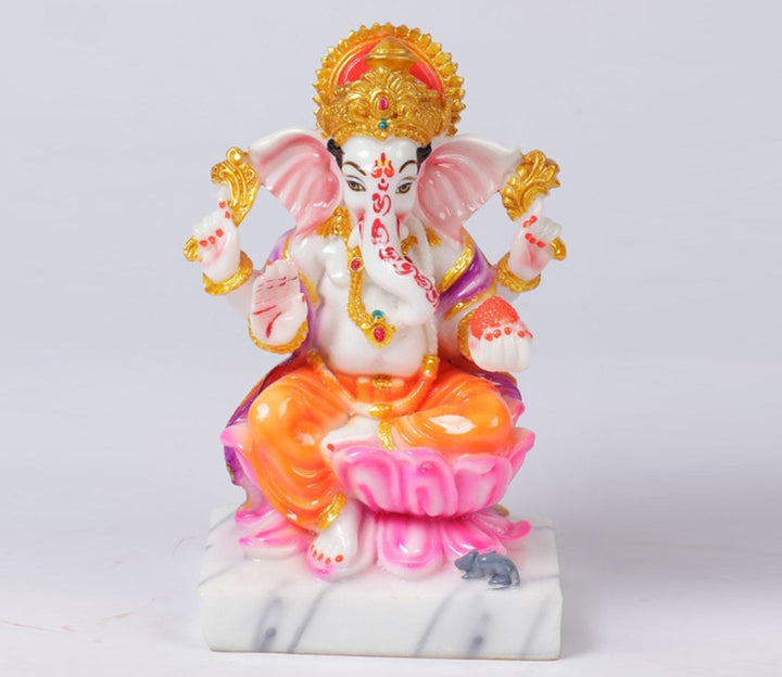 Beautiful Handpainted Lord Ganesha for Success and Prosperity