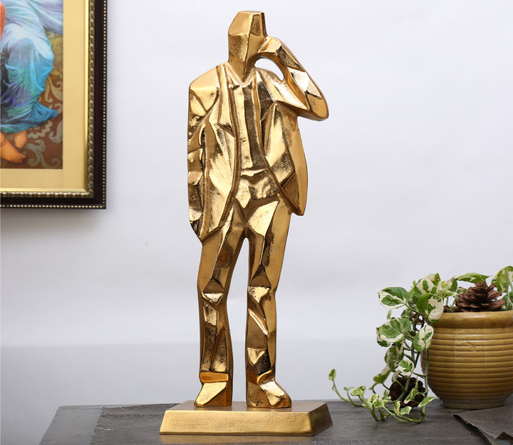 Gold Maestro Sculpture - Artistic Home Decor | Sebastian, The Maestro (Gold)
