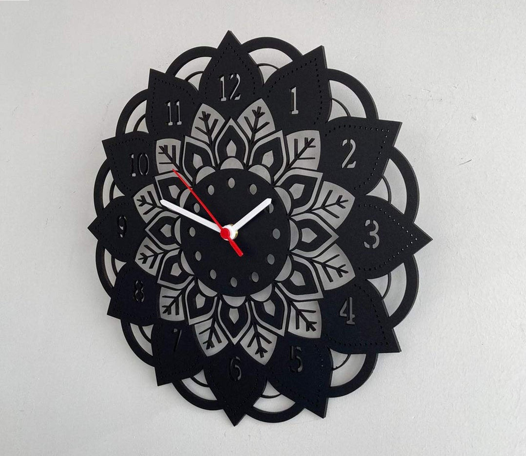 Beautiful Mandala Metal Wall Clock