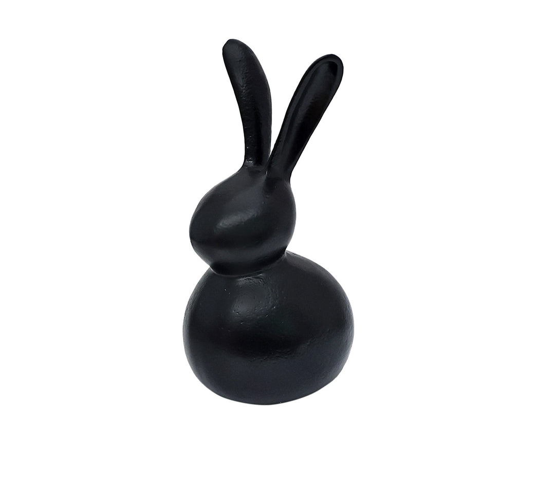 Black Abstract Hare Sculpture | Abstract Hare Sculpture (Black)