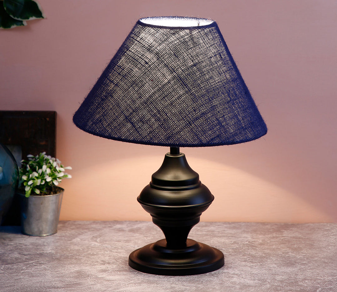 Modern Table Lamp with Natural Texture
