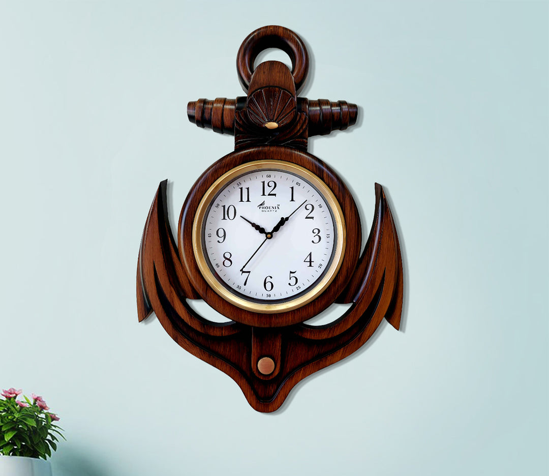 Nautical Anchor Wall Clock