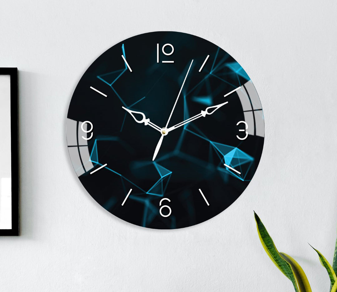 Enchanting Night Prism Acrylic Wall Clock