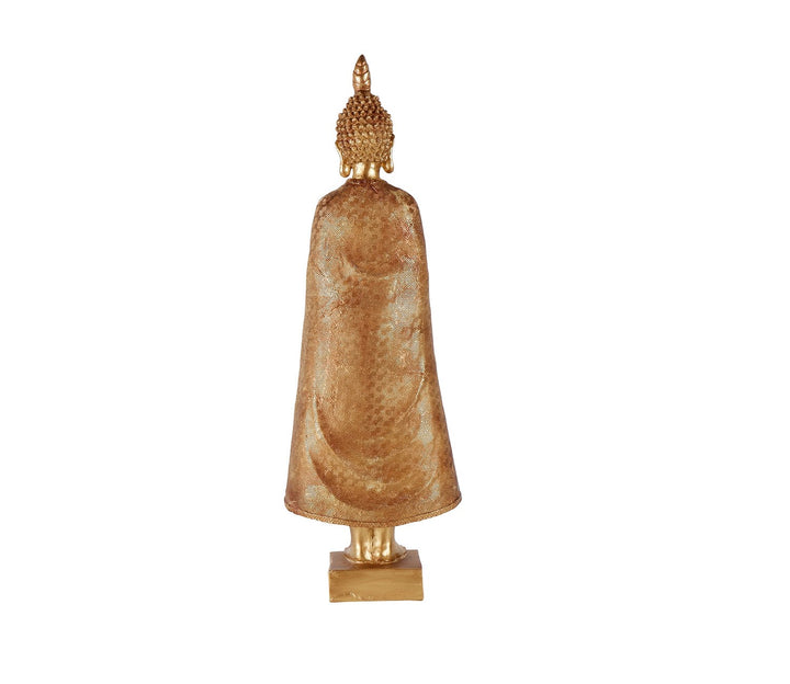 Golden Serenity Buddha Figurine