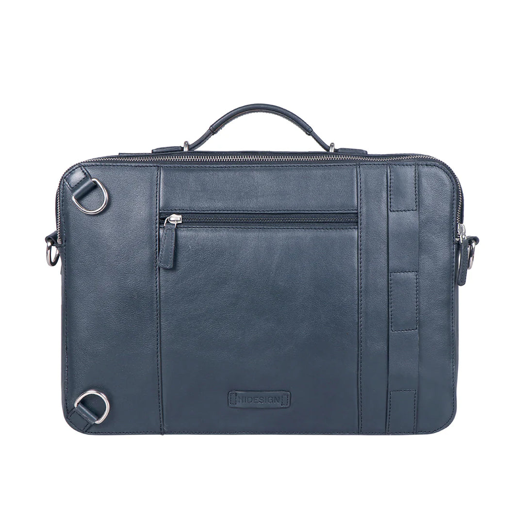 Blue Leather Carry-On Bag | Versatile Mn Blue Leather Carry-On Bag